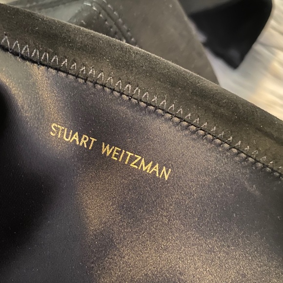 Stuart Weitzman The Tieland Boot Black Suede 9 - Picture 7 of 9